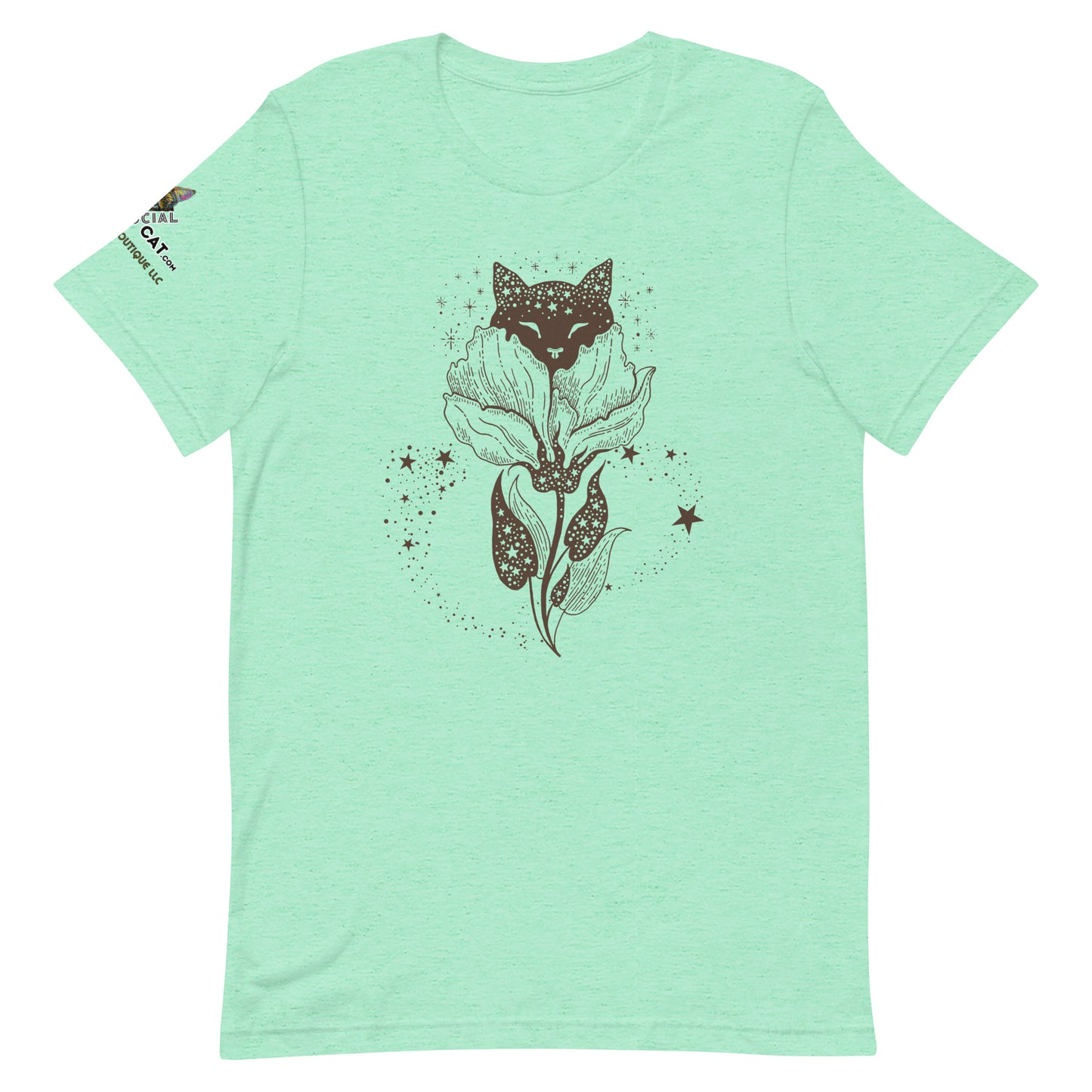 Cat Flower Unisex Tee