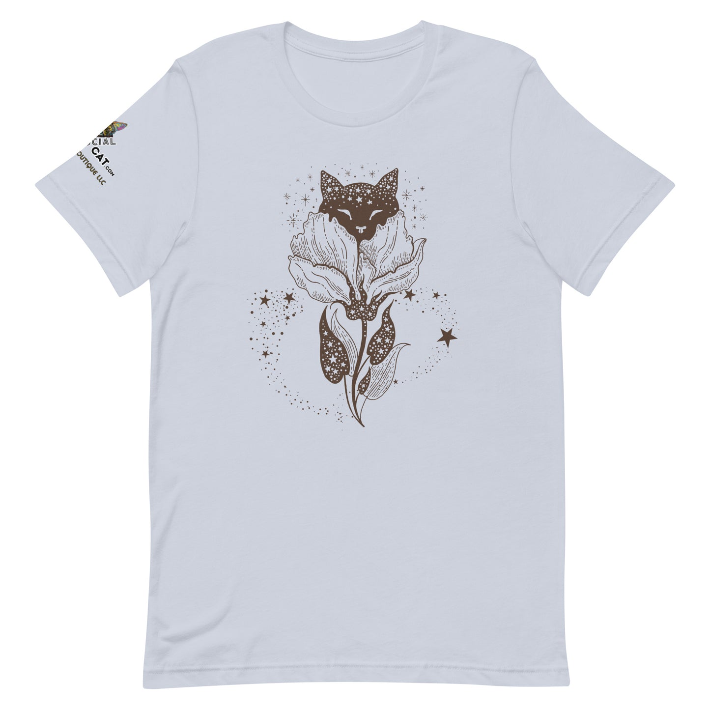 Cat Flower Unisex Tee