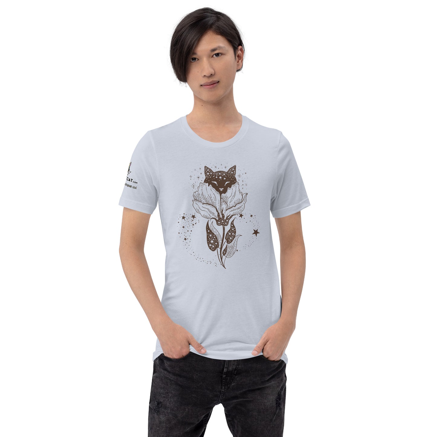 Cat Flower Unisex Tee