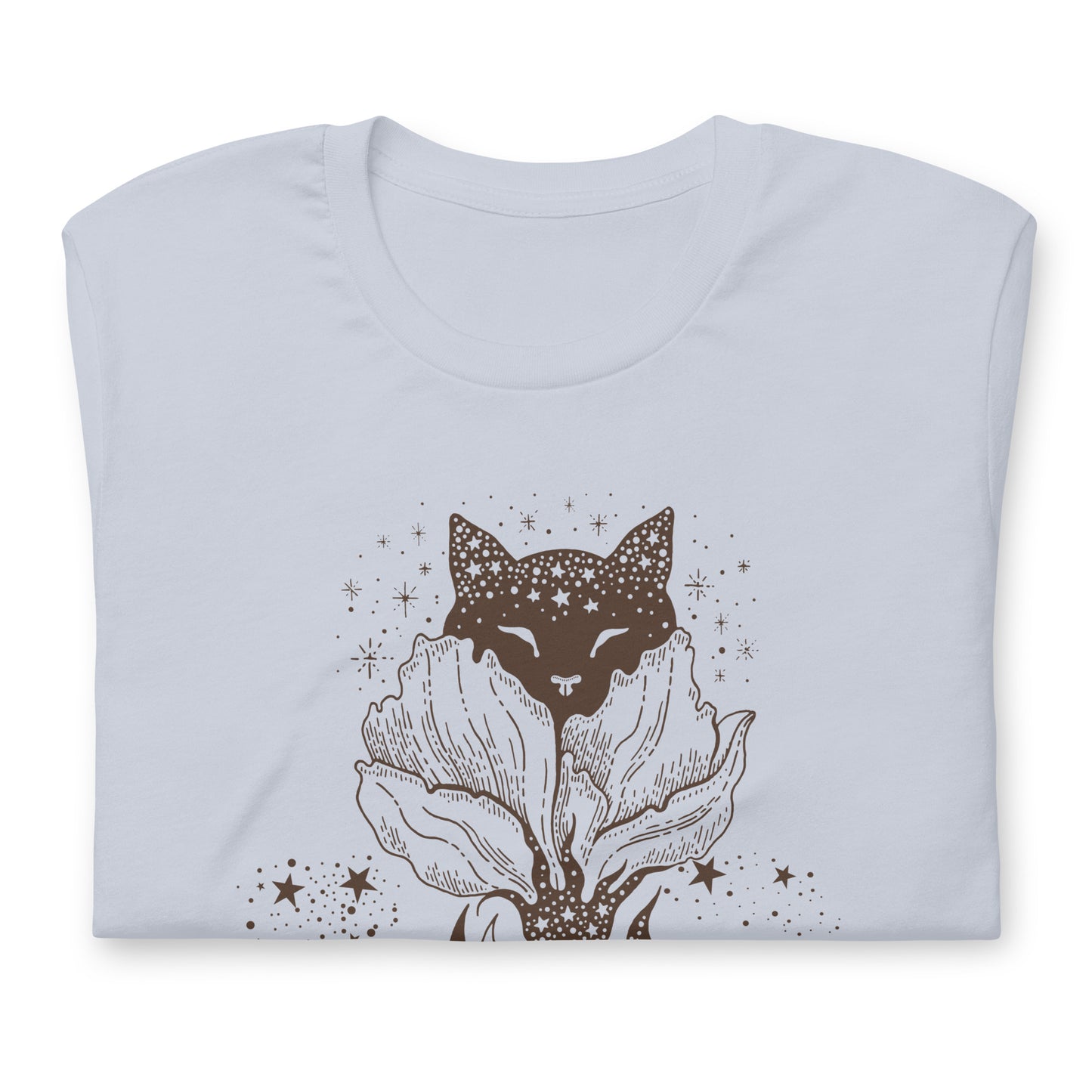 Cat Flower Unisex Tee