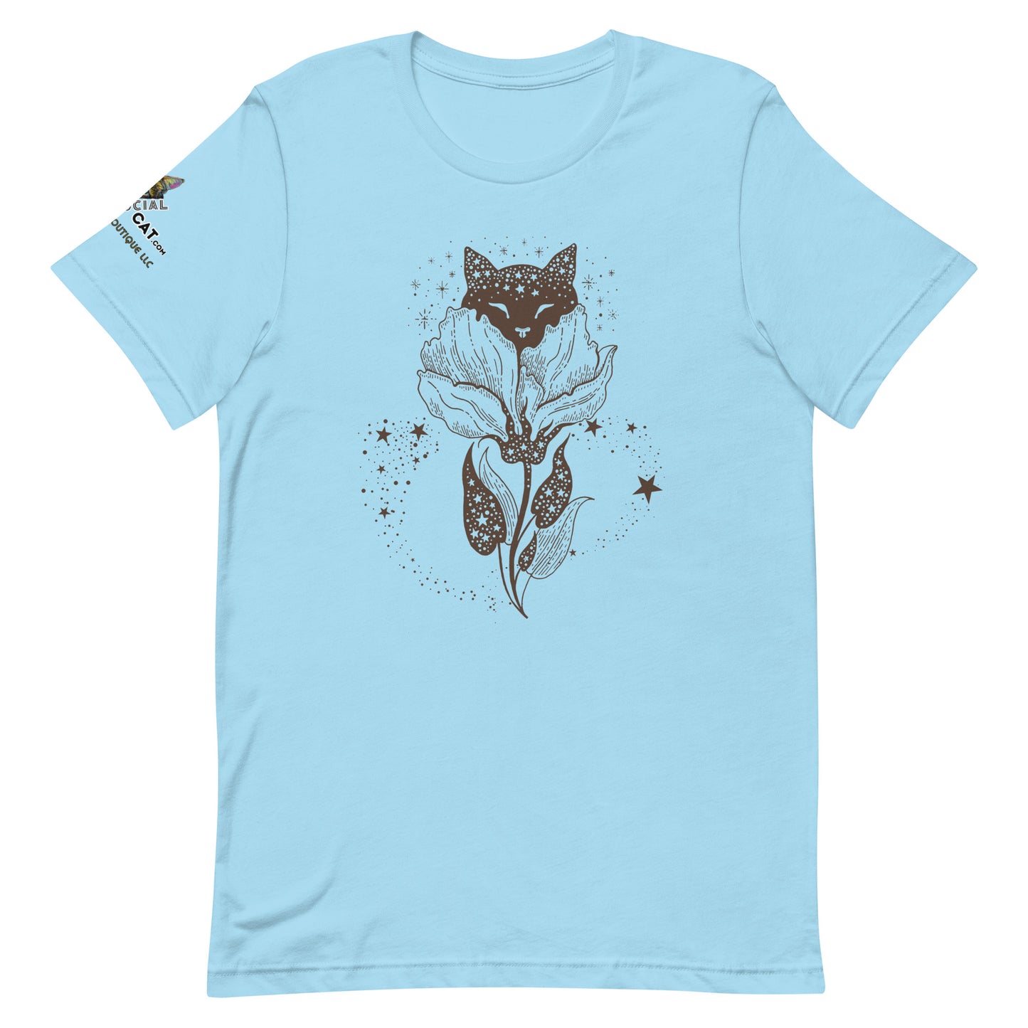 Cat Flower Unisex Tee