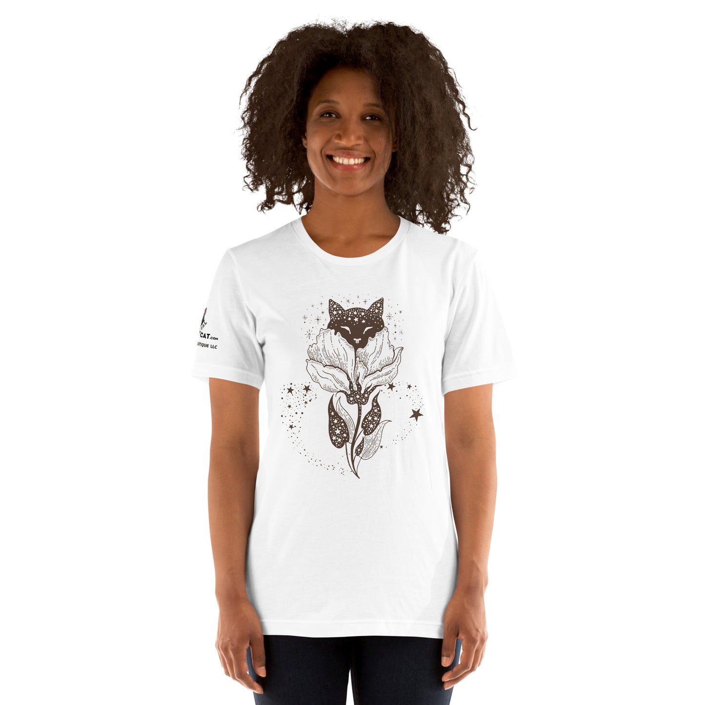 Cat Flower Unisex Tee