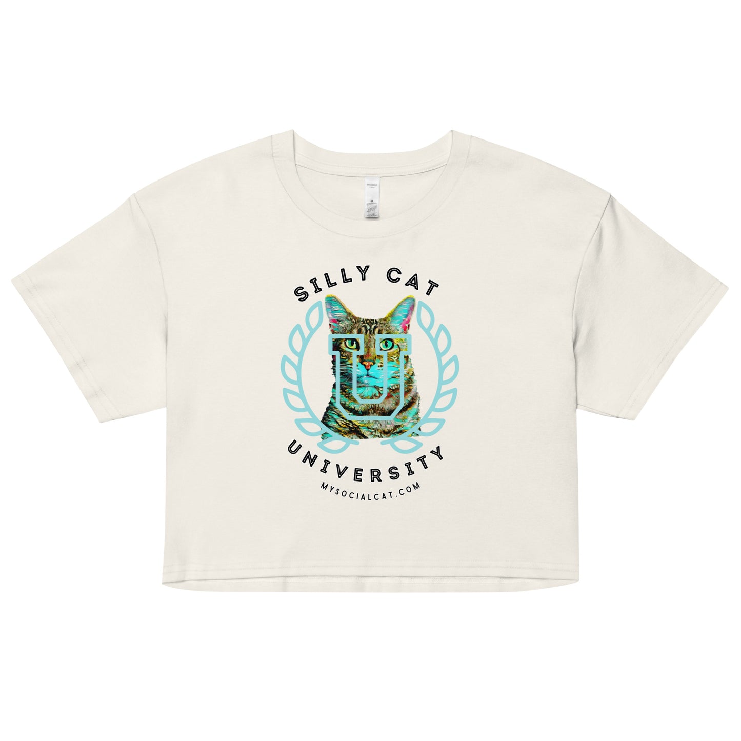 Silly Cat Women’s Crop Top