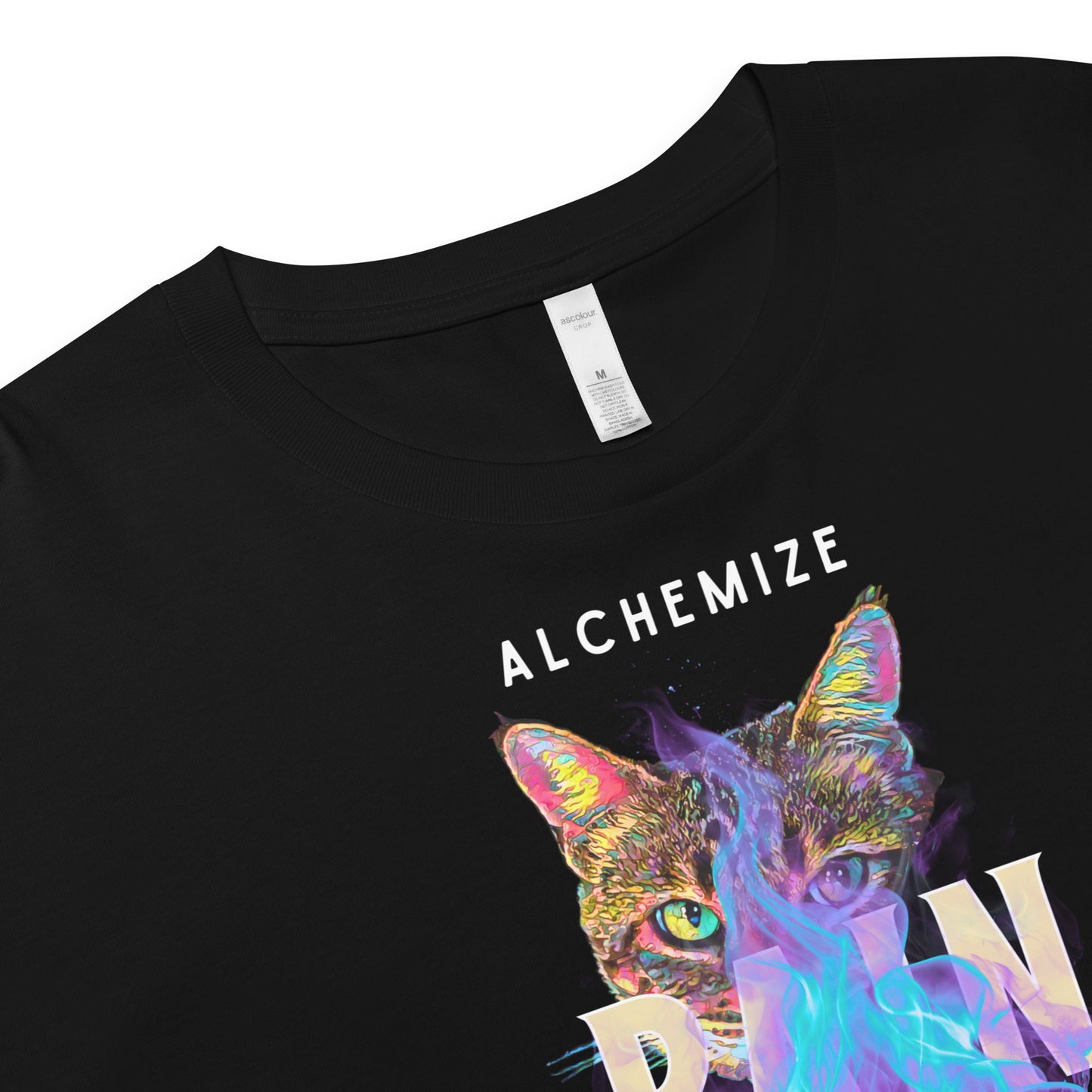 Women’s crop top - My Social Cat Bonafide Boutique LLCWomen’s crop topcrop topMy Social Cat Bonafide Boutique LLCBlackSalchemizecrop