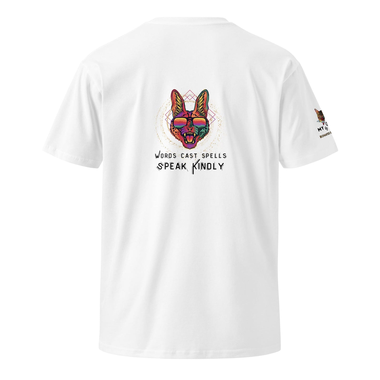 Words Cast Spells Unisex Premium Tee - My Social Cat Bonafide Boutique LLCWords Cast Spells Unisex Premium TeeT-shirtMy Social Cat Bonafide Boutique LLCWhiteSmenspremium