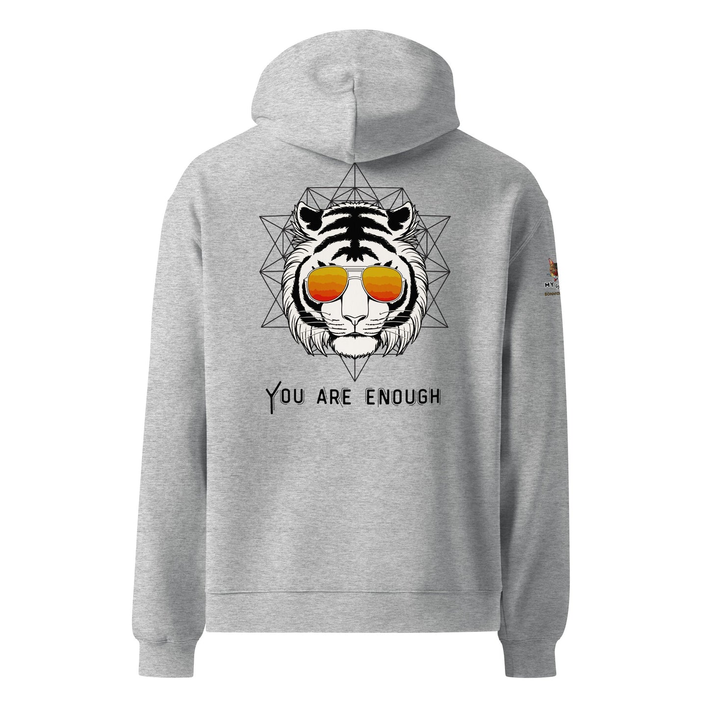 You Are Enough Unisex Plush Hoodie - My Social Cat Bonafide Boutique LLCYou Are Enough Unisex Plush HoodieHooded sweatshirtMy Social Cat Bonafide Boutique LLCAthletic HeatherSareenough