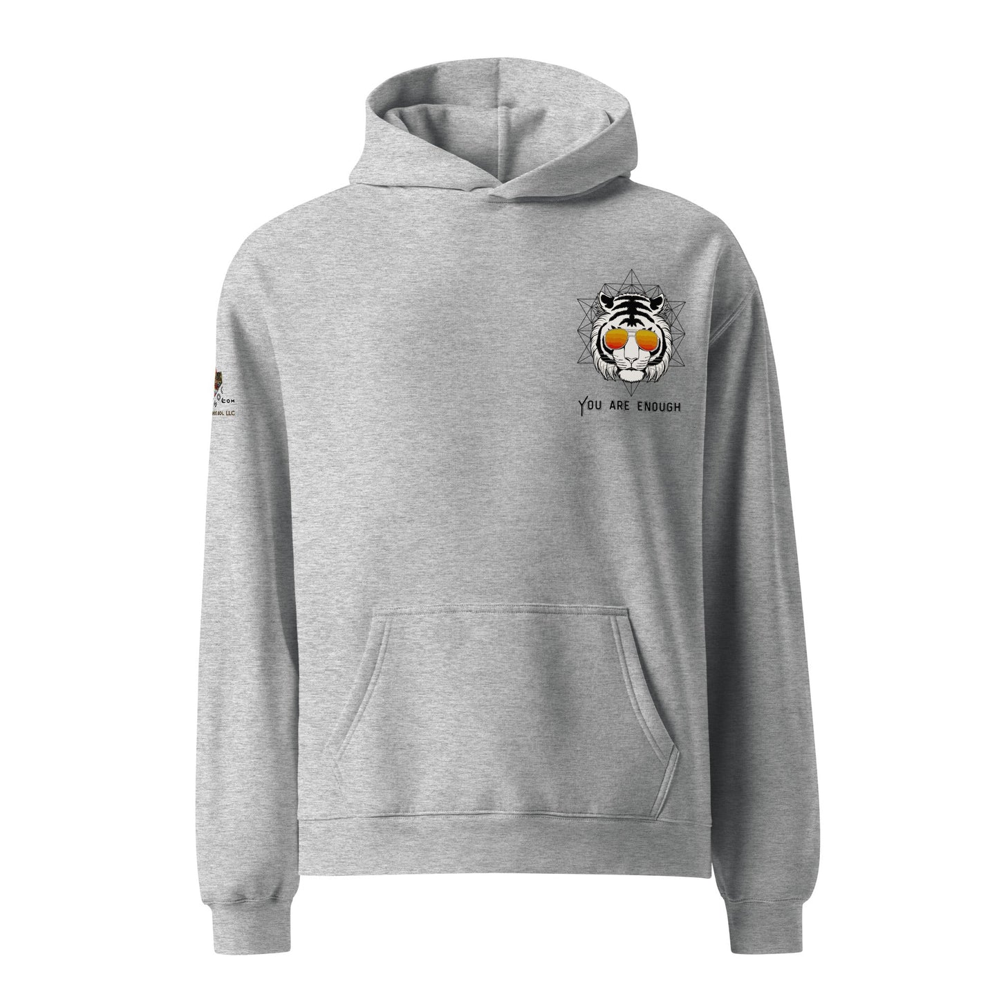 You Are Enough Unisex Plush Hoodie - My Social Cat Bonafide Boutique LLCYou Are Enough Unisex Plush HoodieHooded sweatshirtMy Social Cat Bonafide Boutique LLCAthletic HeatherSareenough