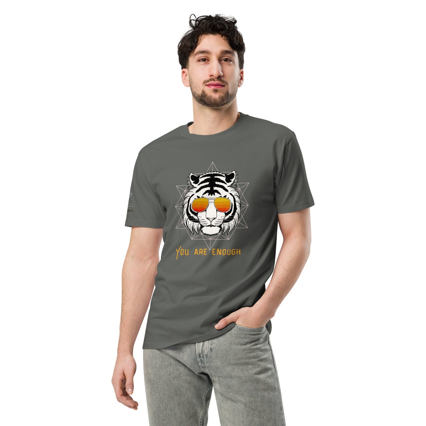 You Are Enough Unisex Premium Tee - My Social Cat Bonafide Boutique LLCYou Are Enough Unisex Premium TeeT-shirtMy Social Cat Bonafide Boutique LLCBlackSareenough