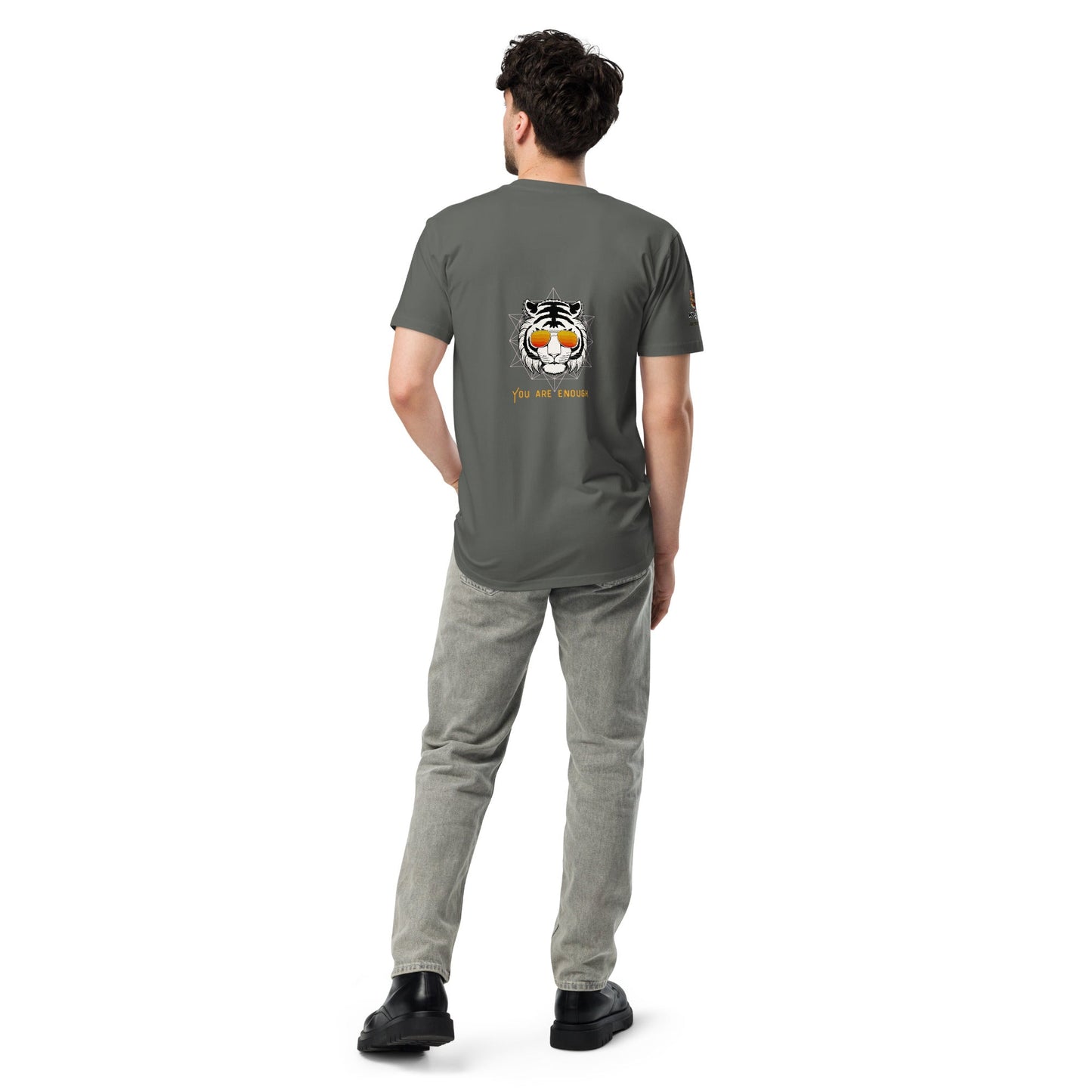 You Are Enough Unisex Premium Tee - My Social Cat Bonafide Boutique LLCYou Are Enough Unisex Premium TeeT-shirtMy Social Cat Bonafide Boutique LLCBlackSareenough