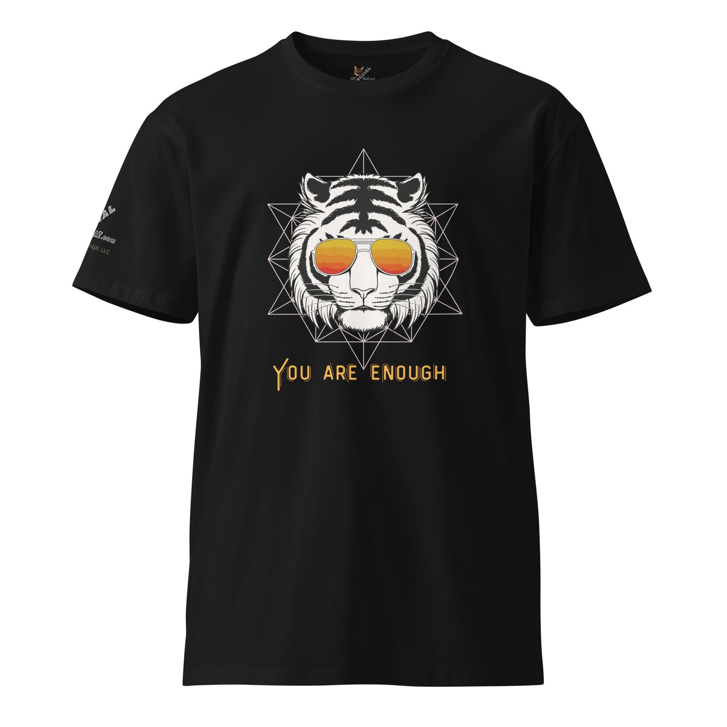 You Are Enough Unisex Premium Tee - My Social Cat Bonafide Boutique LLCYou Are Enough Unisex Premium TeeT-shirtMy Social Cat Bonafide Boutique LLCBlackSareenough