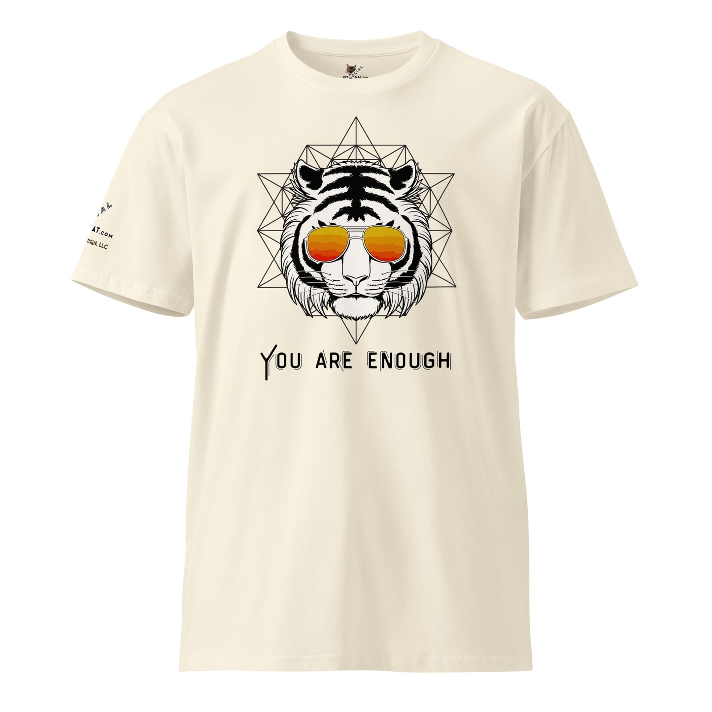 You Are Enough Unisex Premium Tee - My Social Cat Bonafide Boutique LLCYou Are Enough Unisex Premium TeeT-shirtMy Social Cat Bonafide Boutique LLCNaturalSareenough