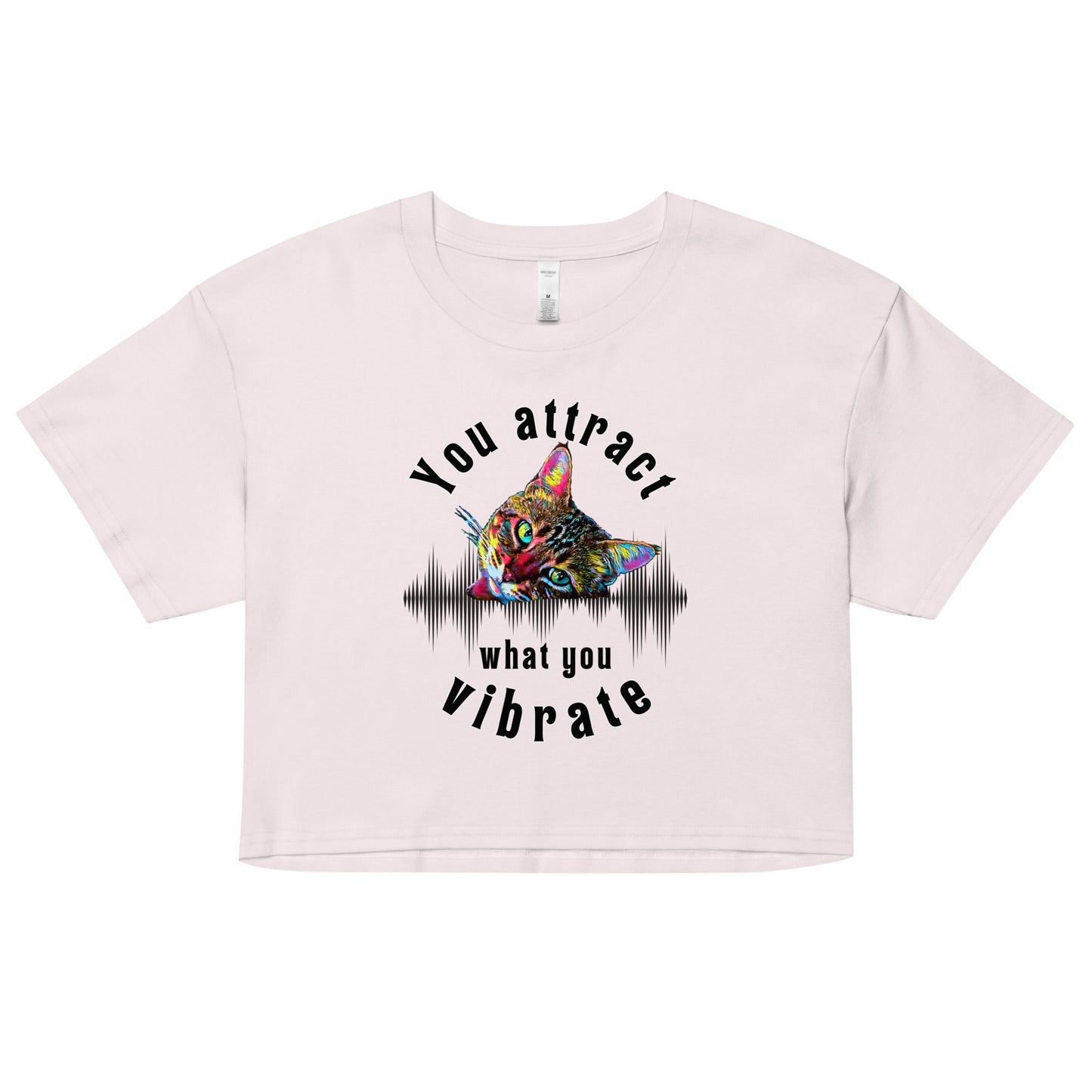 You Attract What You Vibrate Women’s Crop Top - My Social Cat Bonafide Boutique LLCYou Attract What You Vibrate Women’s Crop Topcrop topMy Social Cat Bonafide Boutique LLCOrchidXSattractcat