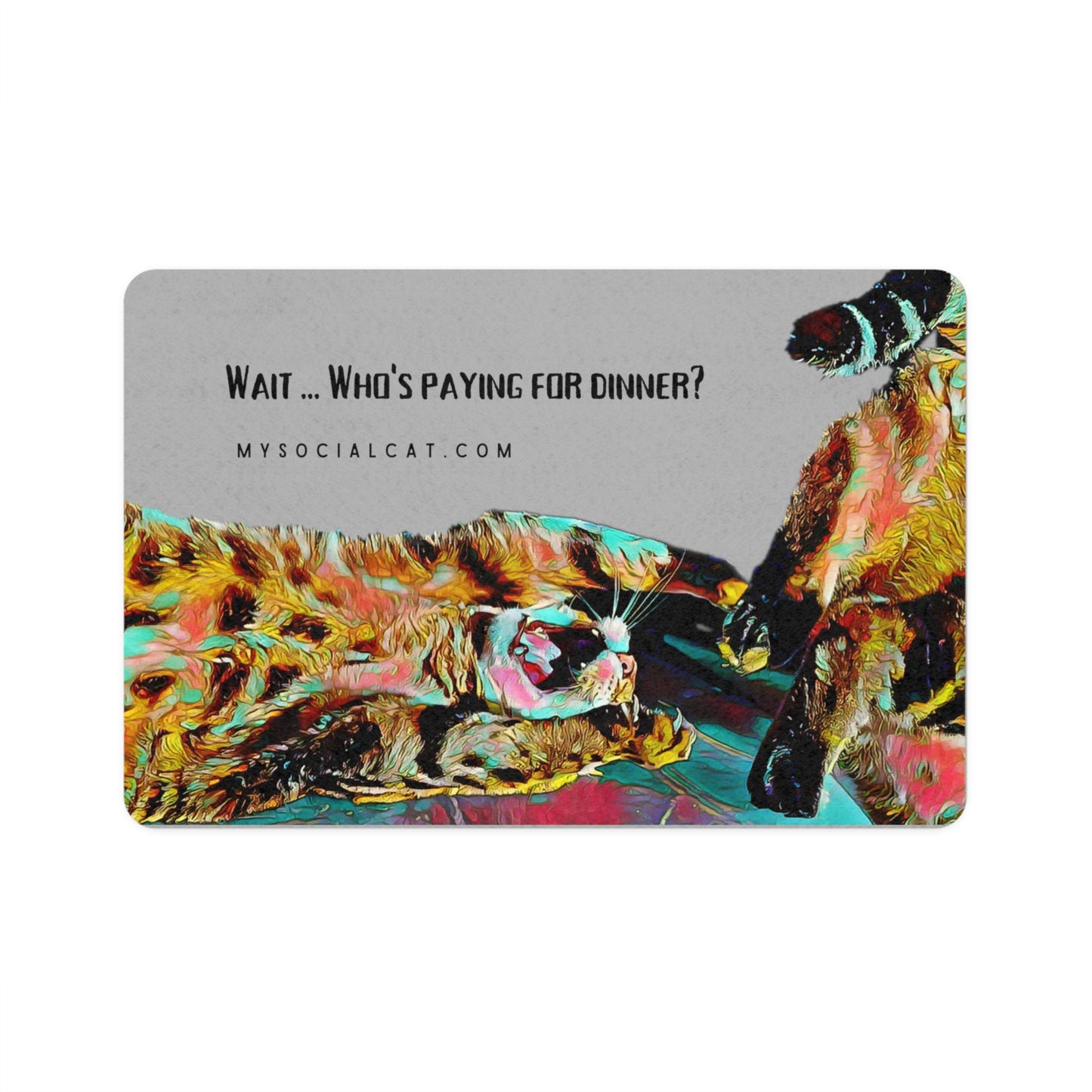 Who's Paying Pet Food Mat (12x18)