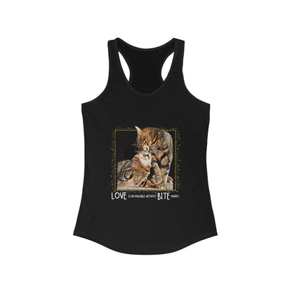 Love Is Im-Pawsible Women's Racerback Tank