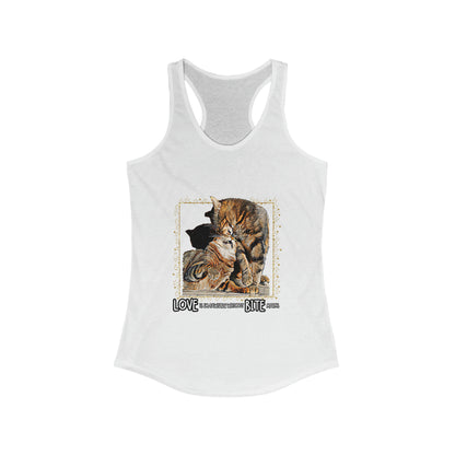 Love Is Im-Pawsible Women's Racerback Tank