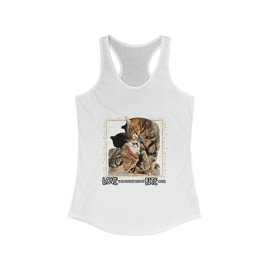 Love Is Im-Pawsible Women's Racerback Tank