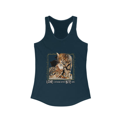 Love Is Im-Pawsible Women's Racerback Tank