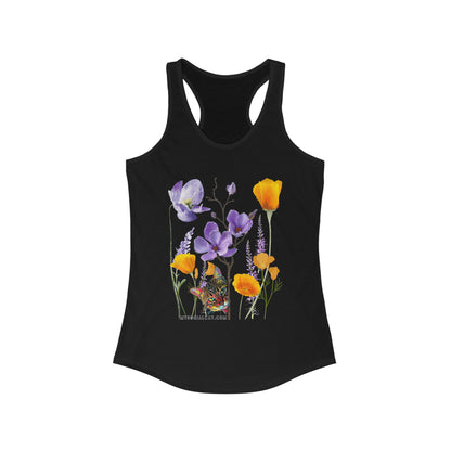 Poppies & Felines Women's Racerback Tank