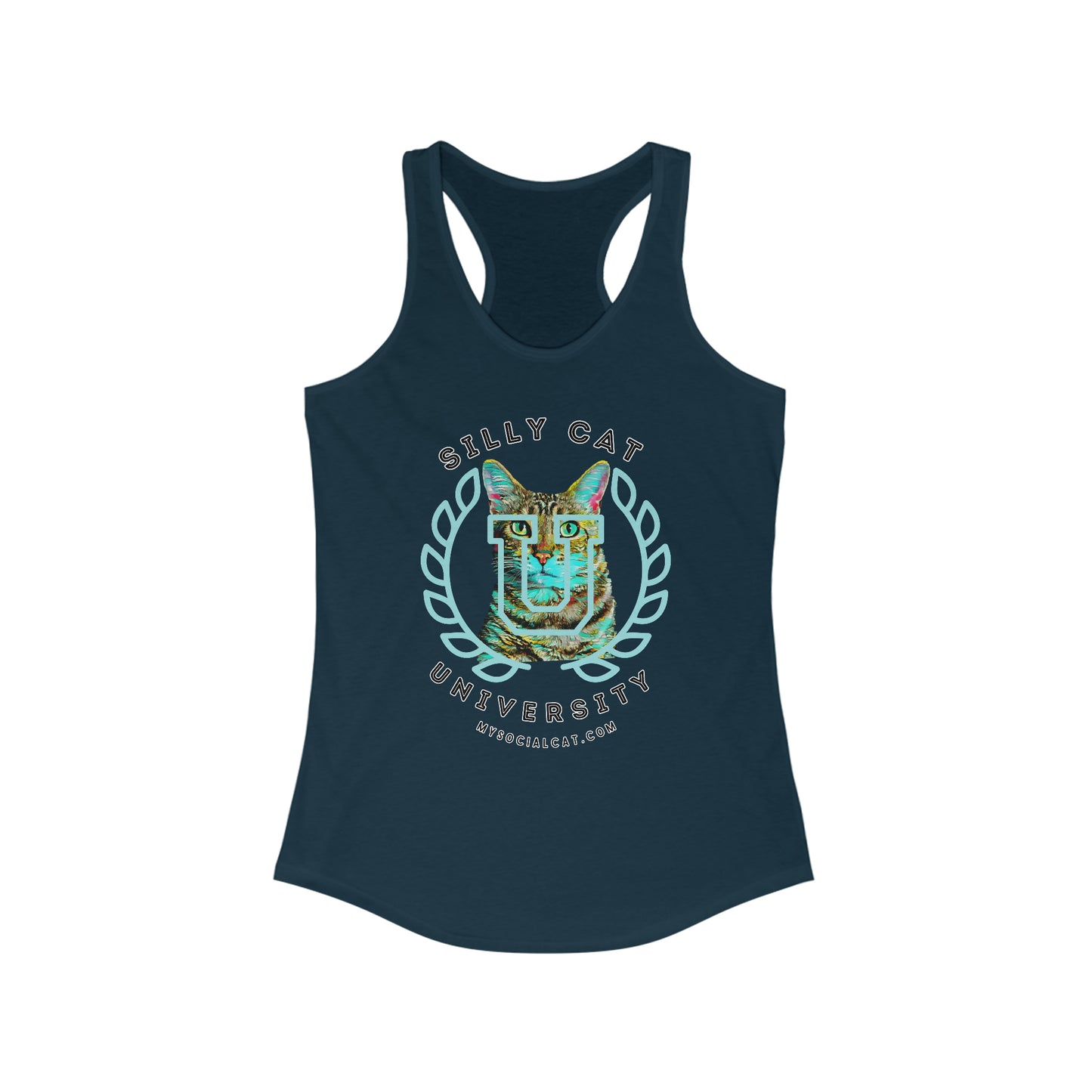 Silly Cat Women's Racerback Tank