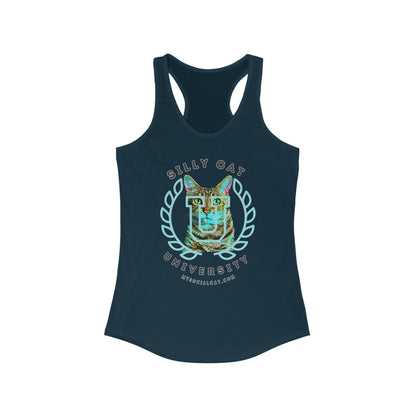 Silly Cat Women's Racerback Tank
