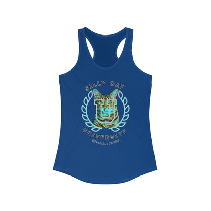 Silly Cat Women's Racerback Tank