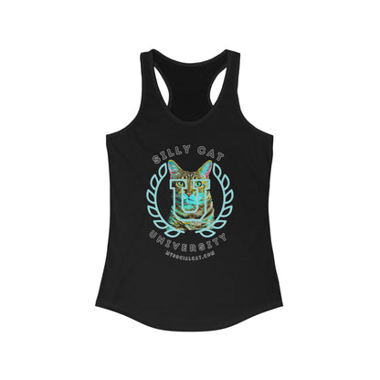 Silly Cat Women's Racerback Tank