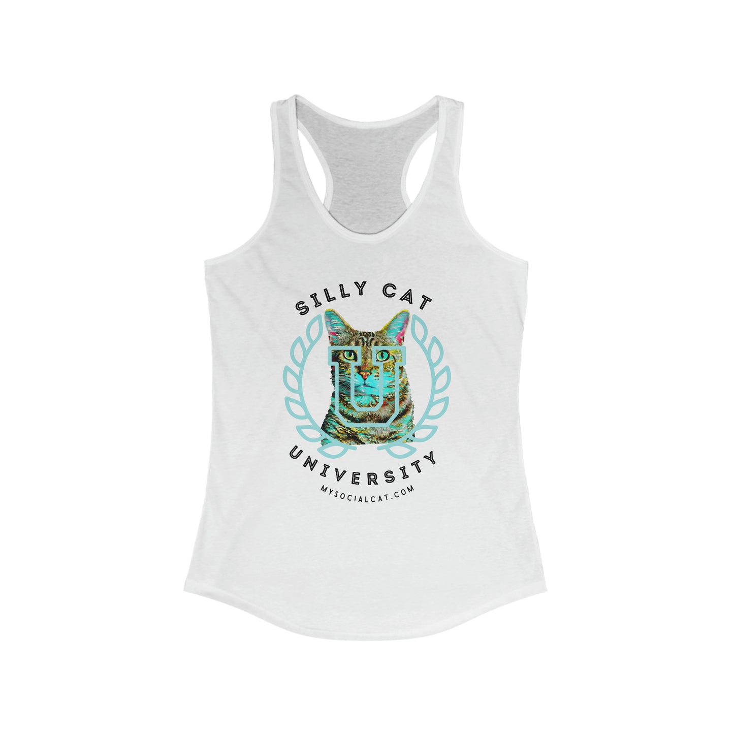 Silly Cat Women's Racerback Tank