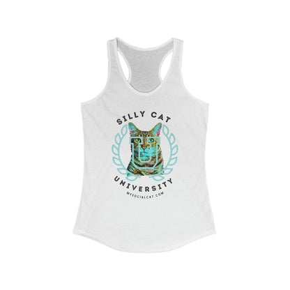 Silly Cat Women's Racerback Tank