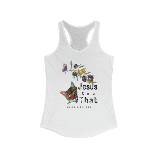 Jesus Saw That Women's Racerback Tank