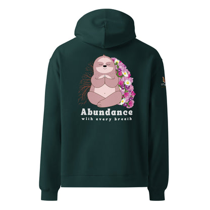 Abundance Unisex Plush Hoodie - My Social Cat Bonafide Boutique LLCAbundance Unisex Plush HoodieHooded sweatshirtMy Social Cat Bonafide Boutique LLCPine GreenSabundancehoodie