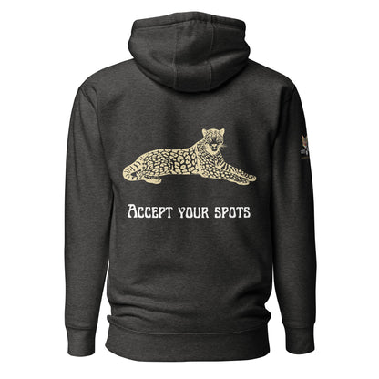 Accept Your Spots Unisex Hoodie - My Social Cat Bonafide Boutique LLCAccept Your Spots Unisex HoodieHooded sweatshirtMy Social Cat Bonafide Boutique LLCCharcoal HeatherSaccepthoodie