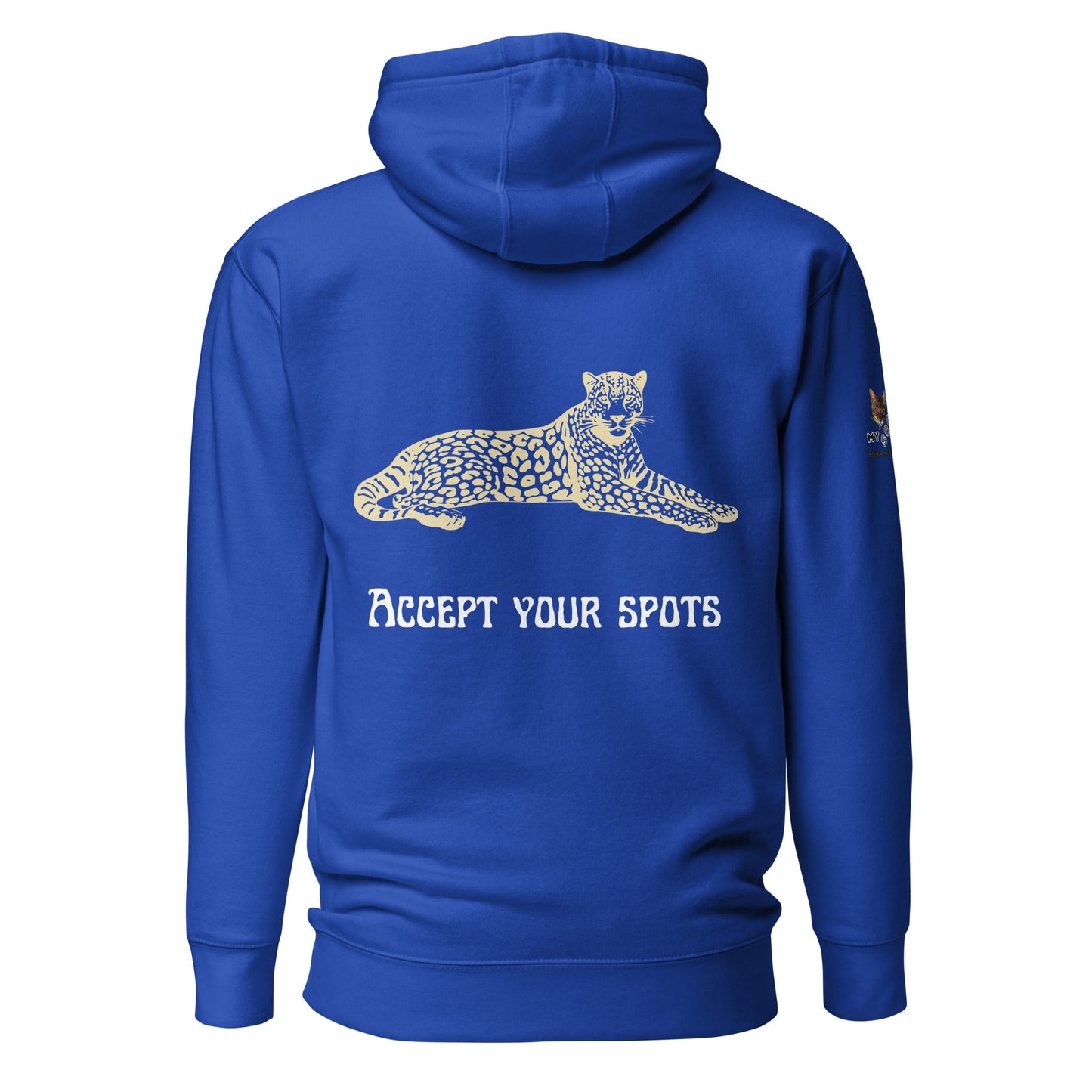 Accept Your Spots Unisex Hoodie - My Social Cat Bonafide Boutique LLCAccept Your Spots Unisex HoodieHooded sweatshirtMy Social Cat Bonafide Boutique LLCTeam RoyalSaccepthoodie