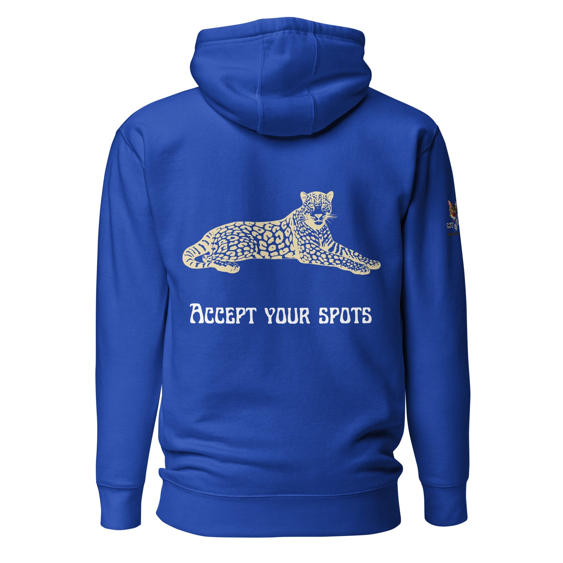 Accept Your Spots Unisex Hoodie - My Social Cat Bonafide Boutique LLCAccept Your Spots Unisex HoodieHooded sweatshirtMy Social Cat Bonafide Boutique LLCTeam RoyalSaccepthoodie