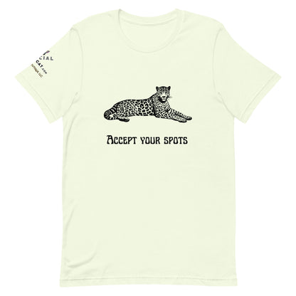 Accept Your Spots Unisex Tee - My Social Cat Bonafide Boutique LLCAccept Your Spots Unisex TeeT - shirtMy Social Cat Bonafide Boutique LLCCitronXSacceptshirt