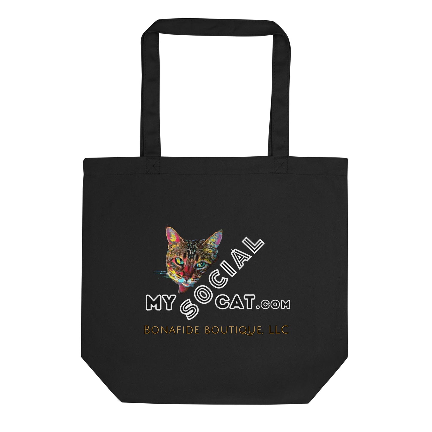 Acceptance Surrender Self Care Eco Organic Cotton Tote Bag- My Social Cat Bonafide Boutique LLC 