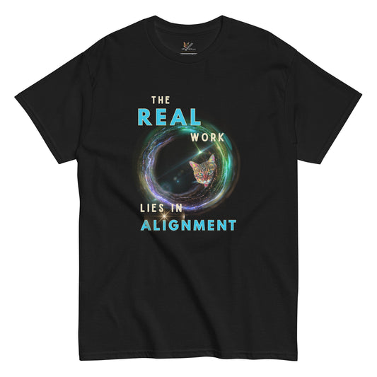 Alignment Unisex Classic Tee - My Social Cat Bonafide Boutique LLCAlignment Unisex Classic TeeT-shirtMy Social Cat Bonafide Boutique LLCBlackMalignmentclassic