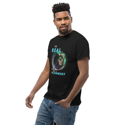 Alignment Unisex Classic Tee - My Social Cat Bonafide Boutique LLCAlignment Unisex Classic TeeT-shirtMy Social Cat Bonafide Boutique LLCBlackMalignmentclassic
