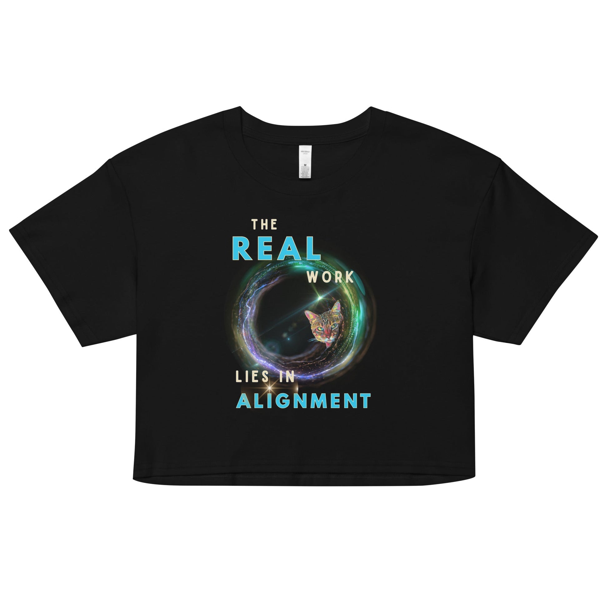 Alignment Women’s Crop Top - My Social Cat Bonafide Boutique LLCAlignment Women’s Crop TopT-shirtMy Social Cat Bonafide Boutique LLCBlackSalignmentcrop