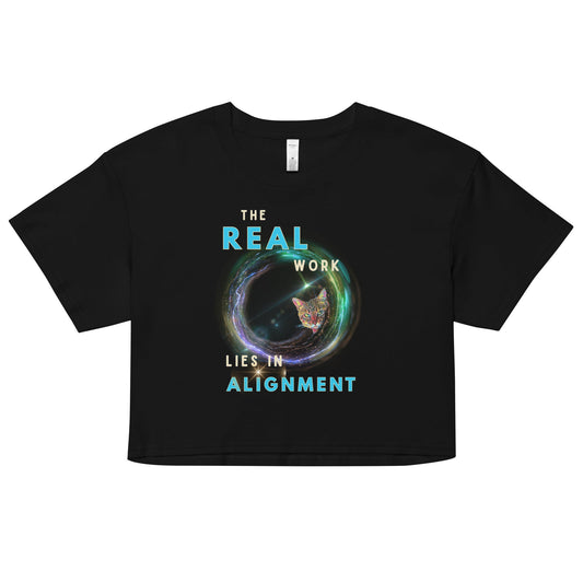 Alignment Women’s Crop Top - My Social Cat Bonafide Boutique LLCAlignment Women’s Crop TopT-shirtMy Social Cat Bonafide Boutique LLCBlackSalignmentcrop
