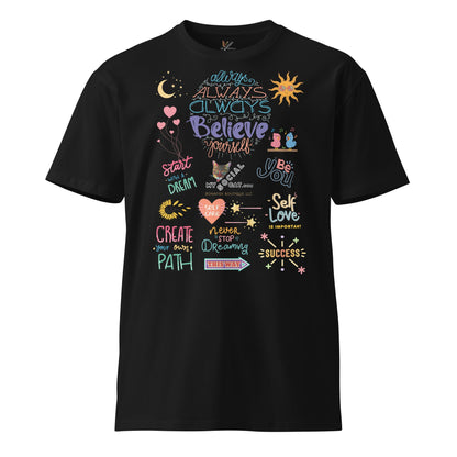 Always Believe in Yourself Unisex Premium Tee - My Social Cat Bonafide Boutique LLCAlways Believe in Yourself Unisex Premium TeeT-shirtMy Social Cat Bonafide Boutique LLCBlackSauthenticcotton
