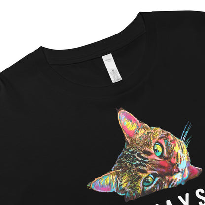 Always in Flux Women’s Crop Top - My Social Cat Bonafide Boutique LLCAlways in Flux Women’s Crop Topcrop topMy Social Cat Bonafide Boutique LLCBlackXSalwayscat