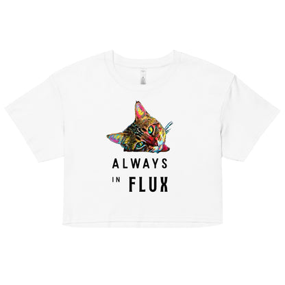 Always in Flux Women’s Crop Top - My Social Cat Bonafide Boutique LLCAlways in Flux Women’s Crop Topcrop topMy Social Cat Bonafide Boutique LLCWhiteXSalwayscat