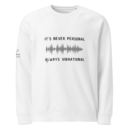 Always Vibrational Unisex Organic Plush Sweatshirt - My Social Cat Bonafide Boutique LLCAlways Vibrational Unisex Organic Plush SweatshirtSweatshirtMy Social Cat Bonafide Boutique LLCXS