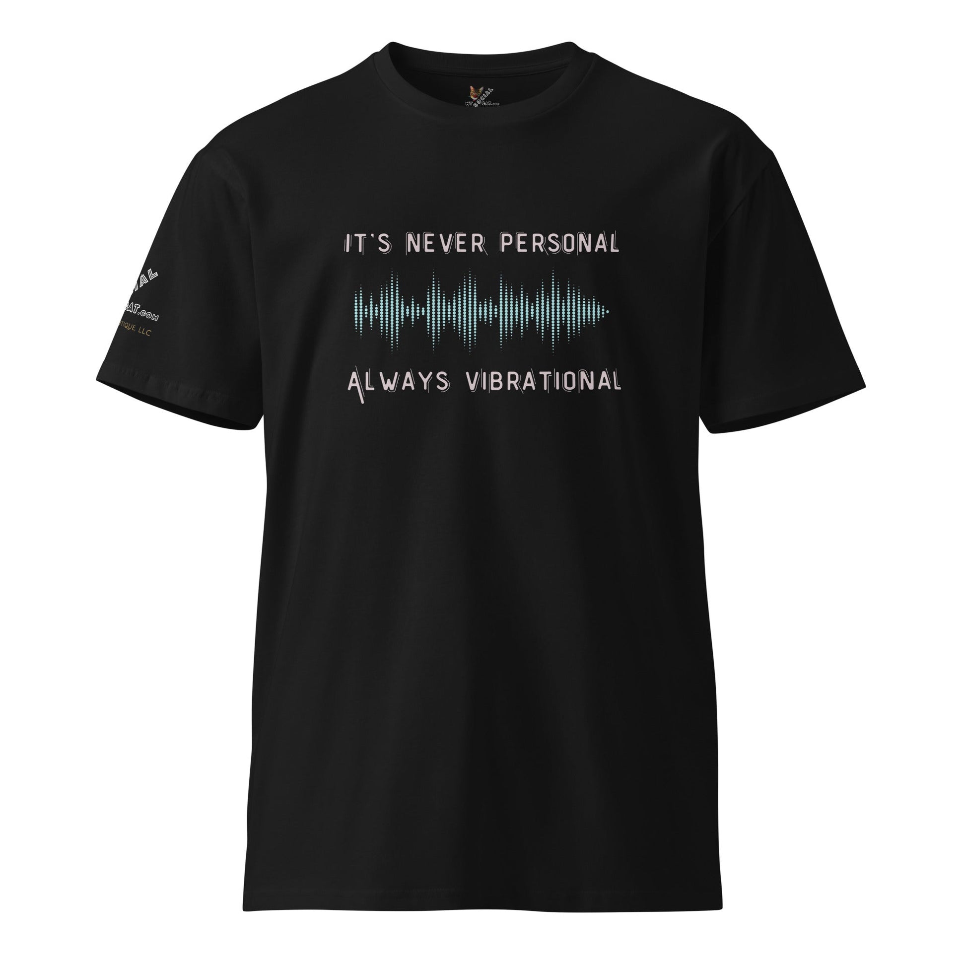 Always Vibrational Unisex Premium Tee - My Social Cat Bonafide Boutique LLCAlways Vibrational Unisex Premium TeeT-shirtMy Social Cat Bonafide Boutique LLCBlackSnormspremium