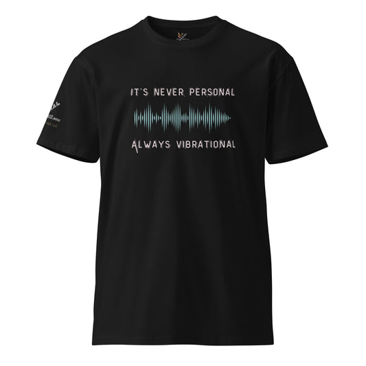 Always Vibrational Unisex Premium Tee - My Social Cat Bonafide Boutique LLCAlways Vibrational Unisex Premium TeeT-shirtMy Social Cat Bonafide Boutique LLCBlackSnormspremium
