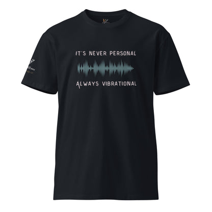 Always Vibrational Unisex Premium Tee - My Social Cat Bonafide Boutique LLCAlways Vibrational Unisex Premium TeeT-shirtMy Social Cat Bonafide Boutique LLCNavySnormspremium