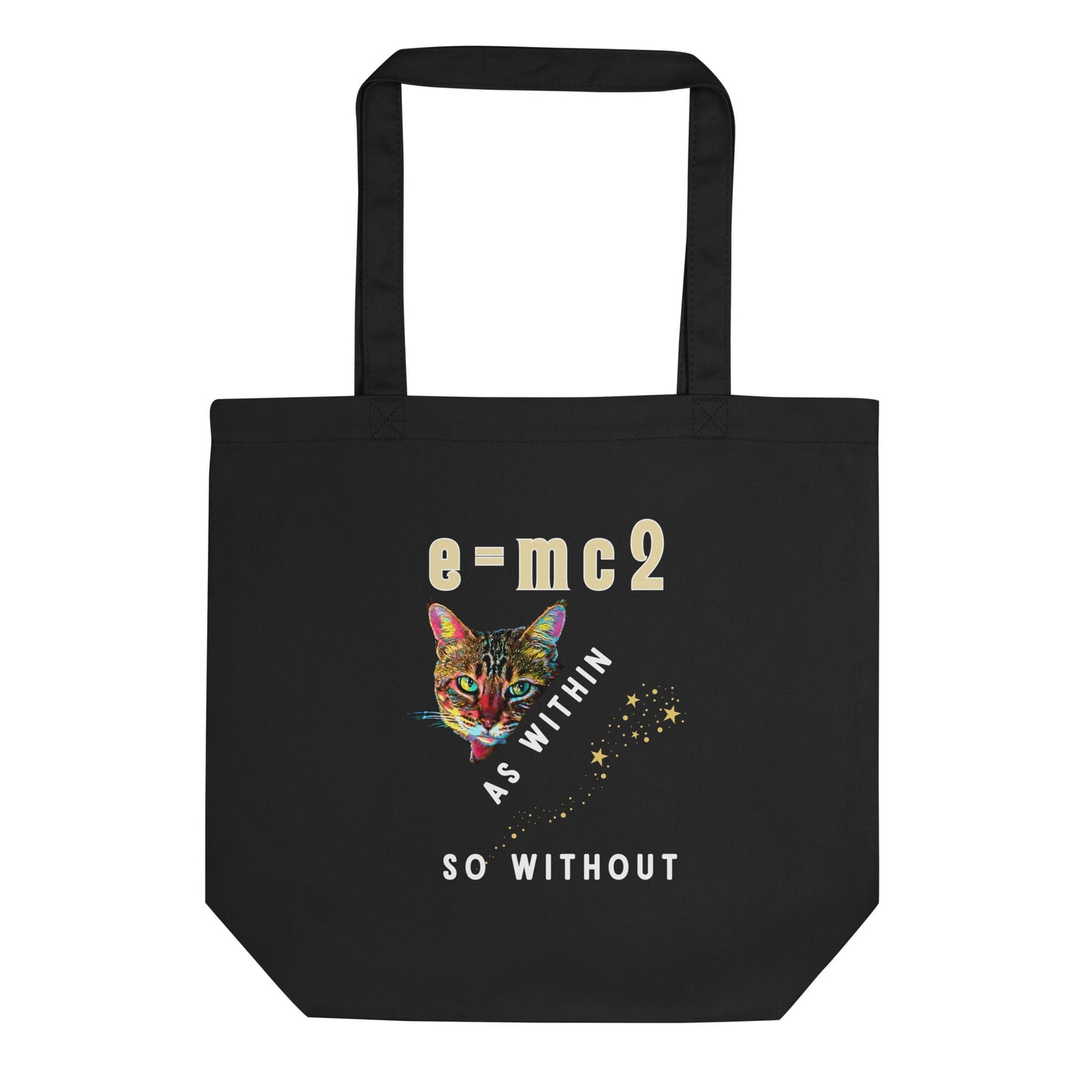 As Within So Without Eco Organic Cotton Tote Bag - My Social Cat Bonafide Boutique LLC  