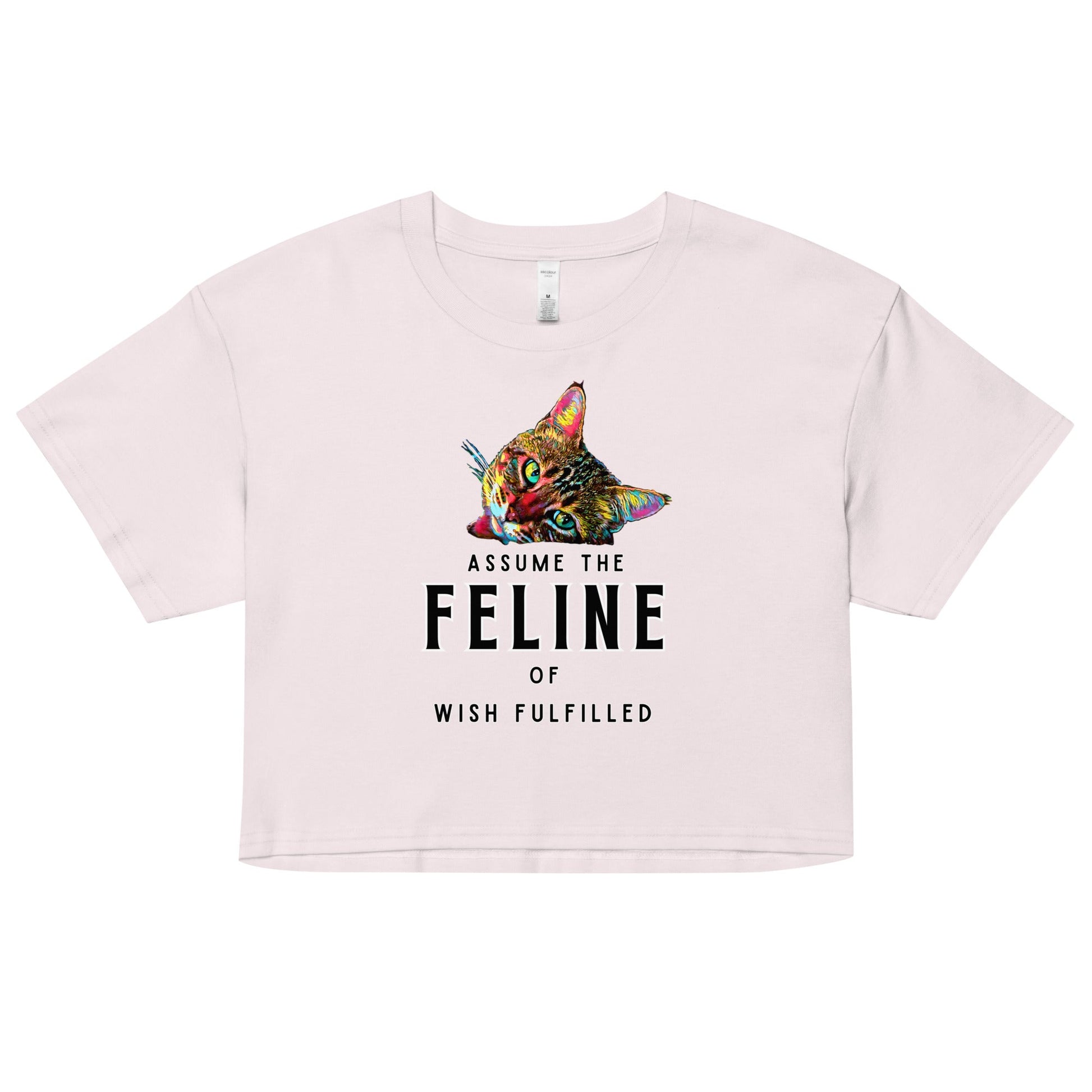 Assume the Feline Women’s Crop Top - My Social Cat Bonafide Boutique LLCAssume the Feline Women’s Crop Topcrop topMy Social Cat Bonafide Boutique LLCOrchidXSassumecat
