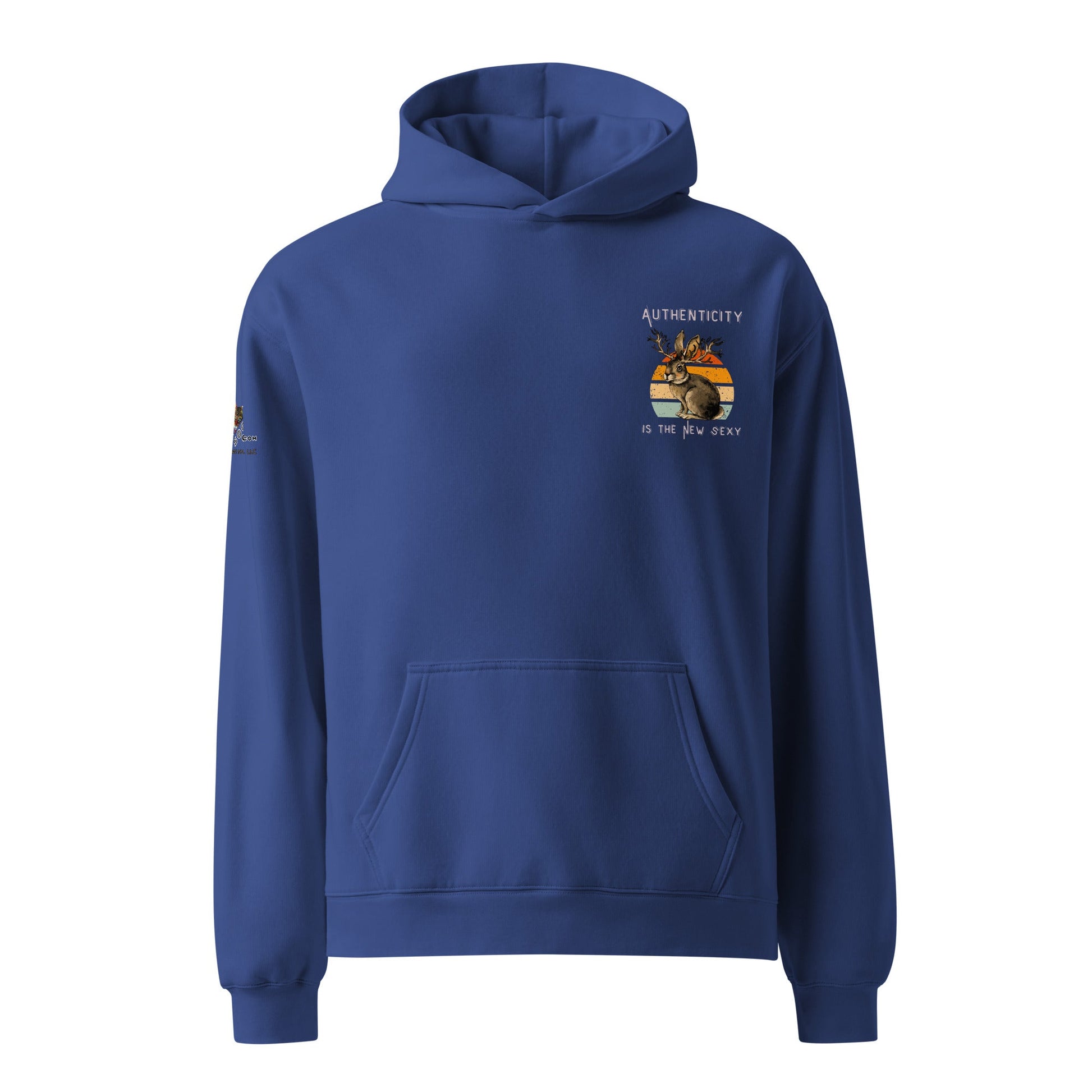 Authenticity is the New Sexy Unisex Plush Hoodie - My Social Cat Bonafide Boutique LLCAuthenticity is the New Sexy Unisex Plush HoodieHooded sweatshirtMy Social Cat Bonafide Boutique LLCCobaltSauthenticitybunny