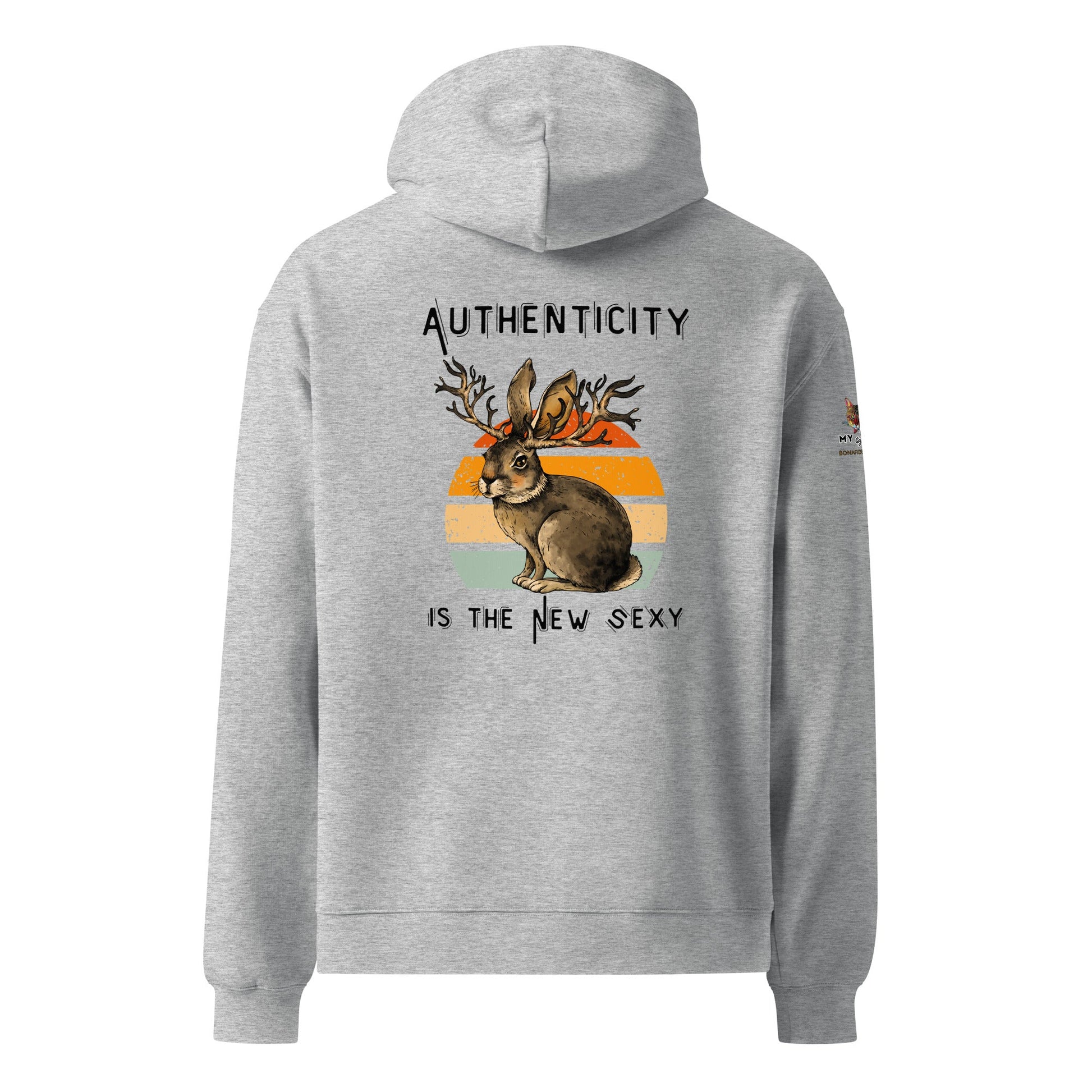 Authenticity is the New Sexy Unisex Plush Hoodie - My Social Cat Bonafide Boutique LLCAuthenticity is the New Sexy Unisex Plush HoodieHooded sweatshirtMy Social Cat Bonafide Boutique LLCAthletic HeatherSauthenticitybunny